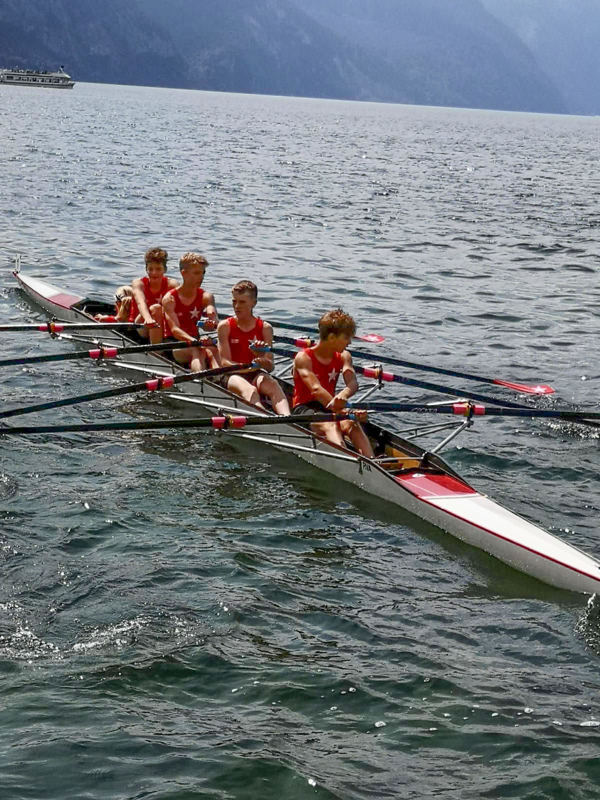 Traunseeregatta Gmunden 2018 | 4er | Darnhofer Oswald Oswald Mikosch | Steuerfrau Preihaupt Traunseeregatta Gmunden 2018 | 4er | Darnhofer Oswald Oswald Mikosch | Steuerfrau Preihaupt