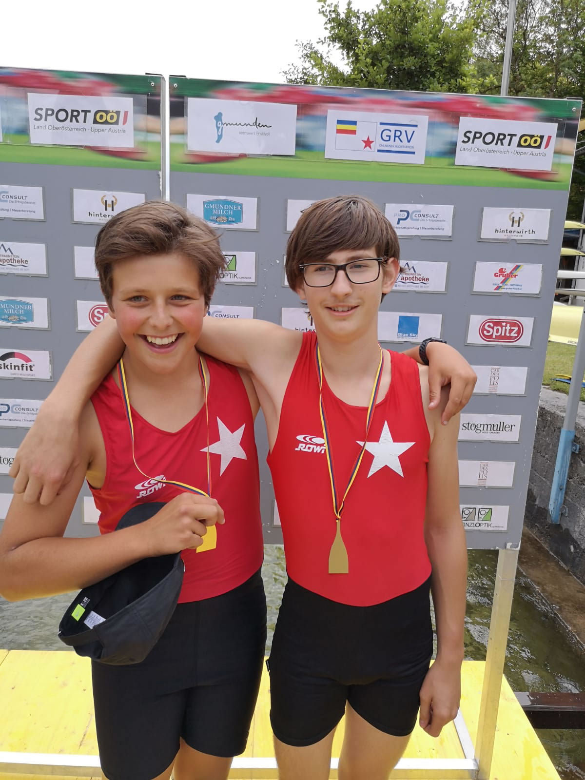 Traunseeregatta Gmunden 2018 | Schüler 2er | Niki Strauss Maxi Mairitsch | Siegerehrung Traunseeregatta Gmunden 2018 | Schüler 2er | Niki Strauss Maxi Mairitsch | Siegerehrung